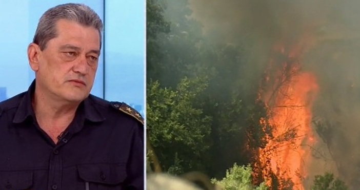 кадър БНТРедактор  В момента ситуацията с пожарите в България е под