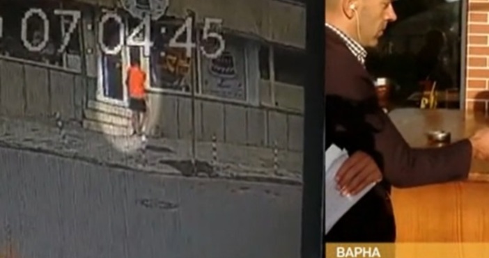 Кадър БТВМъж е направил серия от обири в магазини и