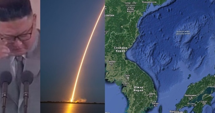 Редактор: e-mail: Кадър КСТВКНДР изстреля две, вероятно балистични ракети, към Японско море