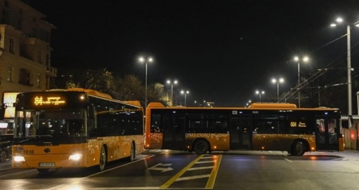 Снимка БулфотоНеприятна новина за столичани Движението на нощния градски транспорт в