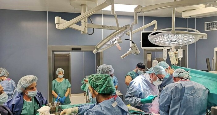 снимка ВМАСпециалисти от Военномедицинска академия извършиха поредна чернодробна трансплантация –