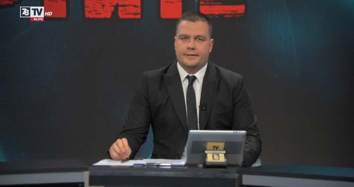 Водещият на вечерните предавания по телевизия 7/8 Станислав Балабанов стартира