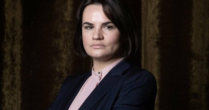 Лидерката на беларуската опозиция Светлана Тихановска, която живее в изгнание,