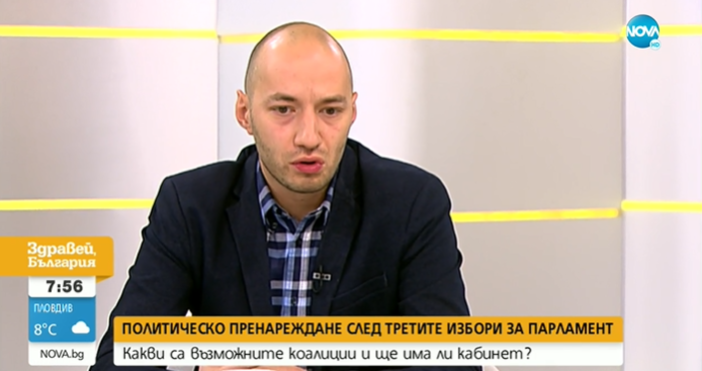 Това коментира в ефира на Нова тв Димитър Ганев Ако през
