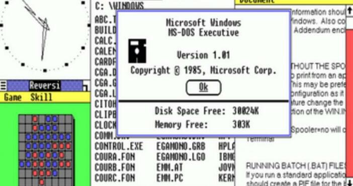 20 ноември 1985 г Microsoft пуска на пазара първата операционна