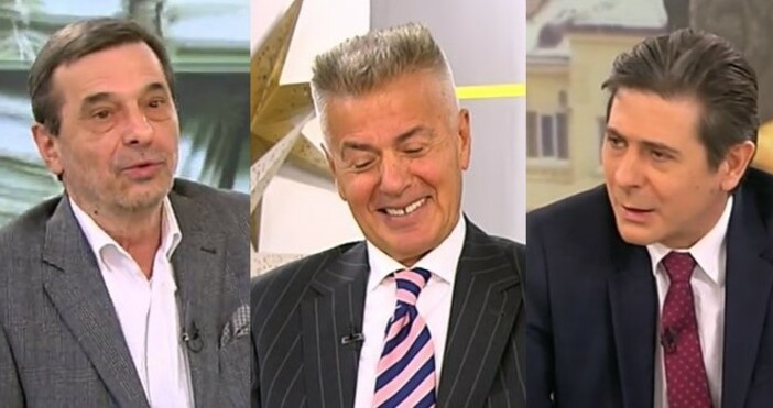 Президентът на КТ Подкрепа Димитър Манолов бизнесменът Красимир Дачев и