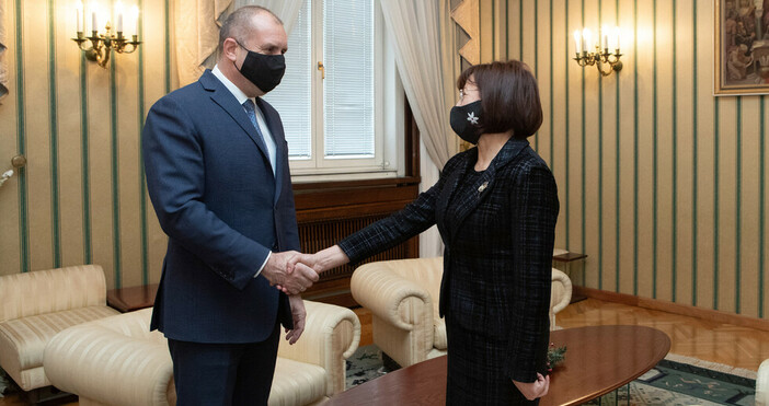 Президентът Румен Радев проведе среща днес с новоизбрания председател на
