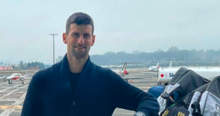 Новак Джокович вече е на летището в Мелбърн в очакване