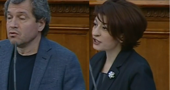 Гръмна скандал между Тошко Йорданов и Десислава Атанасова в парламента