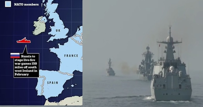 Следващия месец Русия ще проведе военноморски учения с жив огън