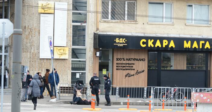 снимки Пътен инцидент с пешеходец е станал в района на