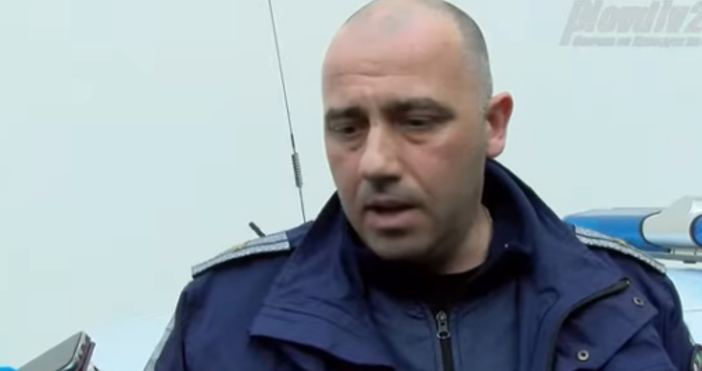 Пловдивският полицай ст. инспектор Илиян Гвоздев е спасил живота на