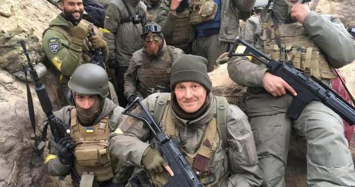 Първите доброволци на Международния легион на териториалната отбрана на Украйна