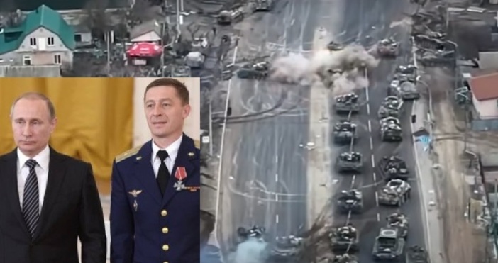 Изумителни кадри с дрон показаха епичната битка в Бровари Украинските въоръжени