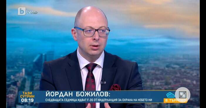 Йордан Божилов, зам министър на отбраната, даде за БТВ първото