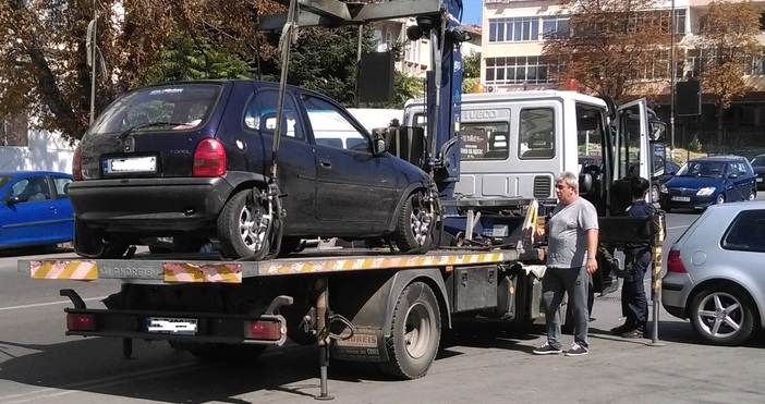 Глобата за вдигнат от паяк автомобил в София става двойна