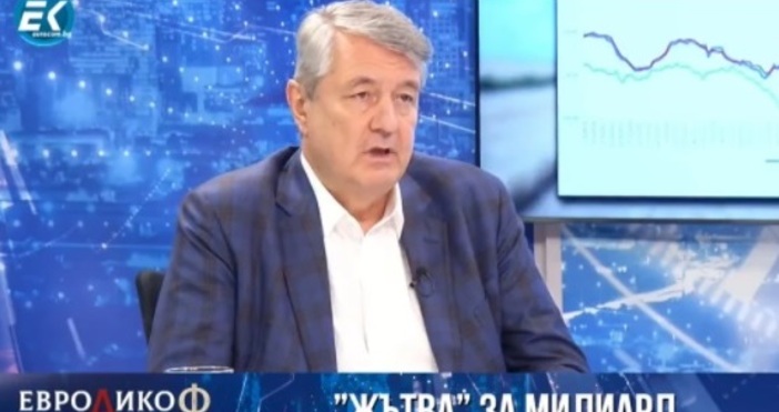Изпълнителният директор на Софийската стокова борса Васил Симов говори в