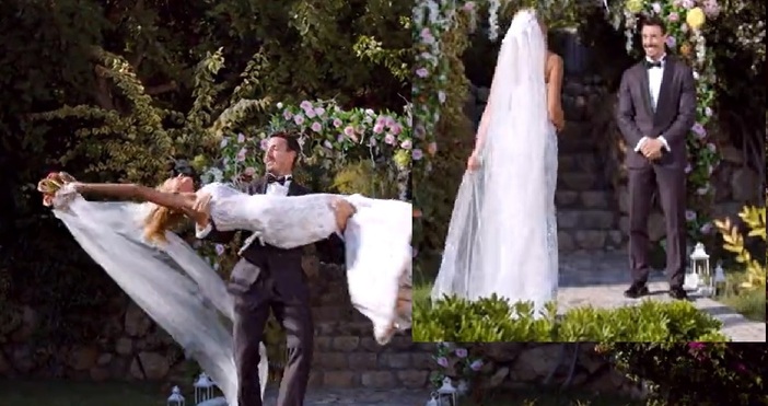 Кадри БТВВ тазвечершния епизод на Ергенът бе излъчена сватба на