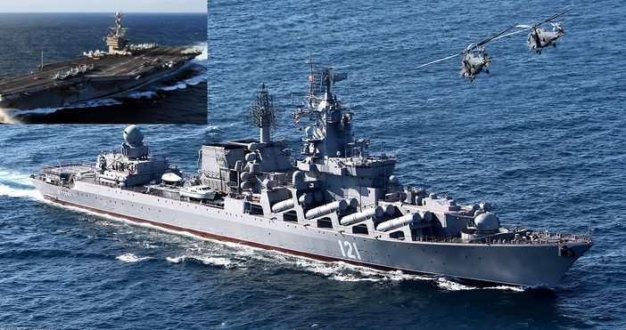 Потъването на един от символите на модерния руски флот Москва