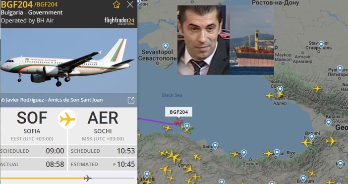 Българският правителствен самолет излетя, за да прибере моряците от Царевна,