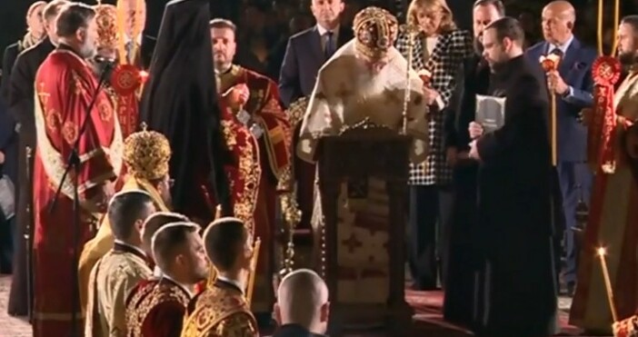 Негово светейшество българският патриарх и Софийски митрополит Неофит отслужи празничното Пасхално