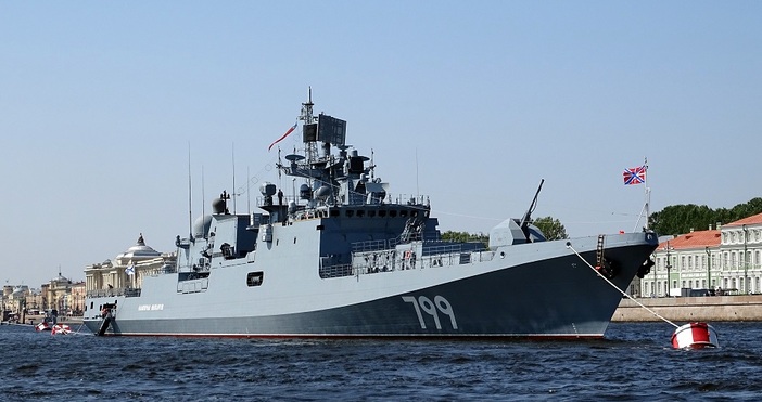 Русия нито потвърждава но и не отрича потъването на фрегатата