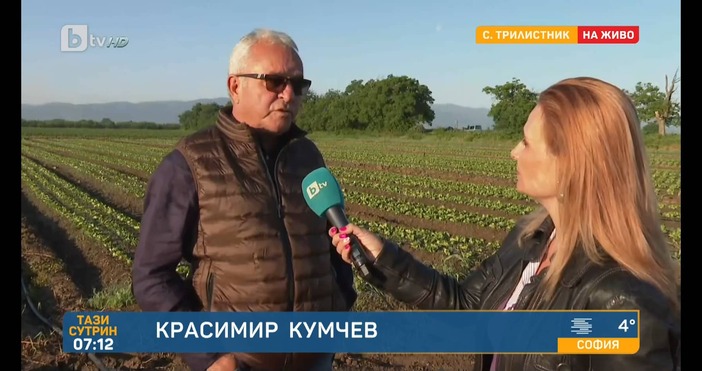 Земеделски производители от Пловдивско са притеснени за реколтата си на
