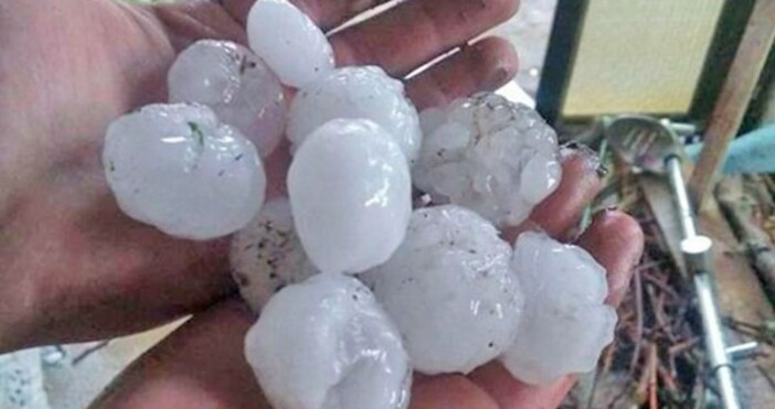 Градушка с голбемината на яйце удари Симеоновград От коментари на местните става