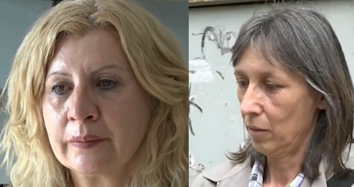 Кадри: Glasnews.bgМайките на убитата Евгения Владимирова и заподозрения за деянието