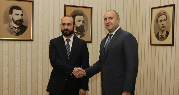 Външният министър на Армения Арарат Мирзоян е на посещение у нас