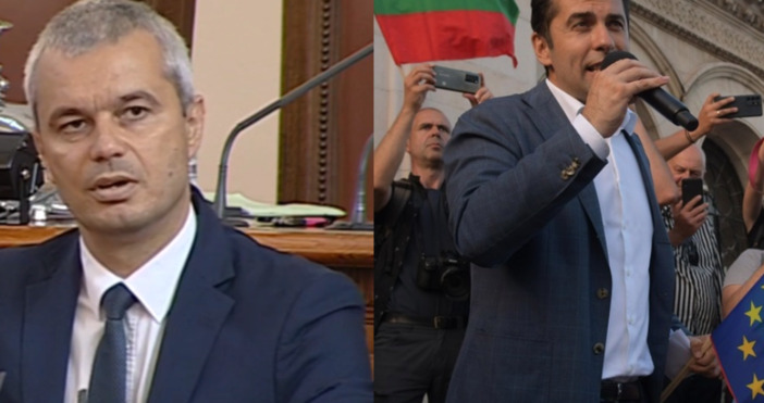 Кадри: Лидерът на Възраждане Костадин Костадинов обяви, че ще даде
