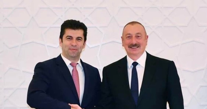 Кирил Петков разгласи какво е говорил с президента на Азербайджан и