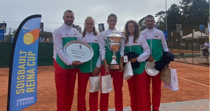 Тенисистките до 18 години са европейски шампионки Талантливите българки спечелиха във