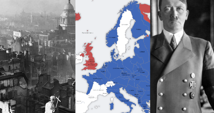 На тази дата през 1940 г  Адолф Хитлер обявява пълна блокада на Великобритания Битката за