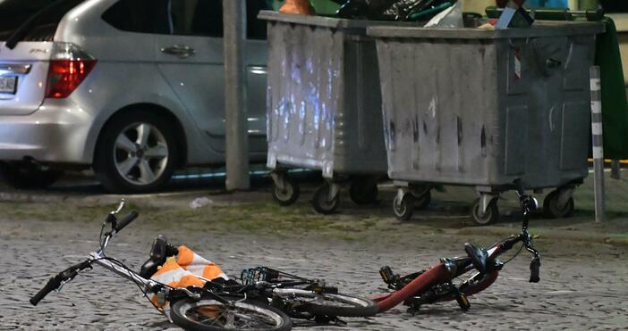 Снимки: Детенце с велосипед е със счупен крак, след като