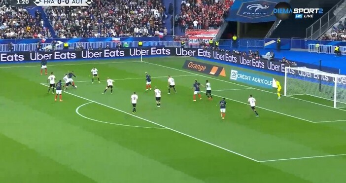 Световният шампион Франция и Австрия играят при 0 0 в пореден мач от Група