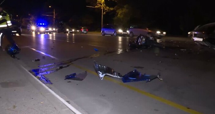 Пореден тежък инцидент на пътя Джип отнесе моторист в София Инцидентът е