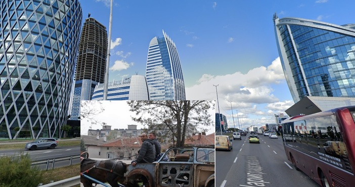 и ГугълЕдната България бедняци карат каручка по улицата на София или
