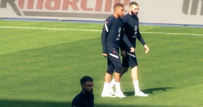 Звездата на Франция Карим Бензема отново е контузен Нападателят днес направи първа пълна тренировка
