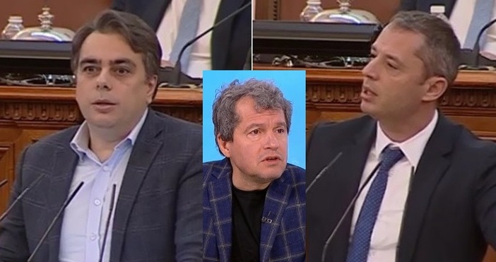 Депутатите Делян Добрев (ГЕРБ) и Асен Василев (ПП) влязоха в