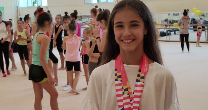 Състезателката по художествена гимнастика Елвира Краснобаева от СК Грация бе