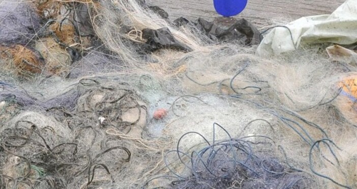 Инспектори извадиха 300 метра бракониерски мрежи в езерото Шабла Уловената
