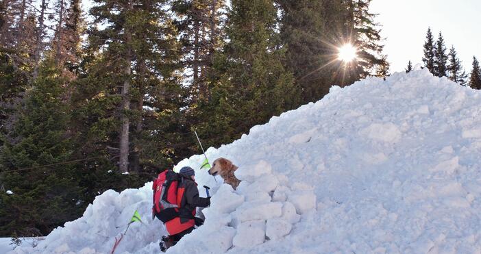 Спасители от ПСС предупреждават за висока лавинна опасност в планините. Снегът
