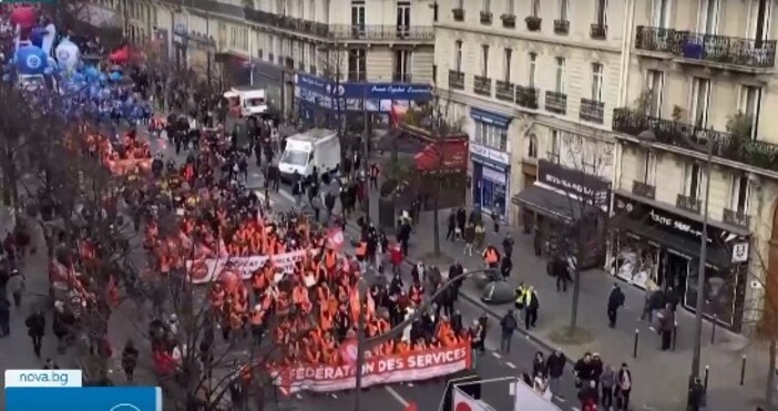 Нова вълна на протести във Франция Стотици хиляди се включиха