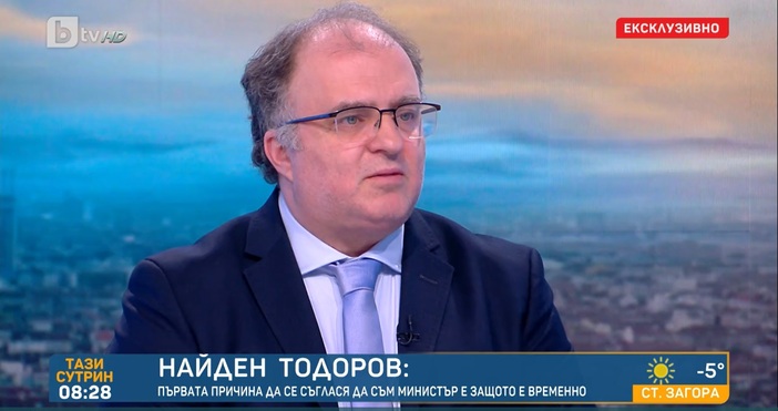 Кадри: БТВНовият служебен министър на културата Найден Тодоров разкри как