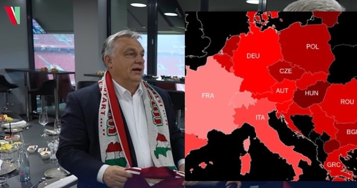 С 14 1 повишение България е на осмо място Печалният рекордьор на ЕС е Унгария където