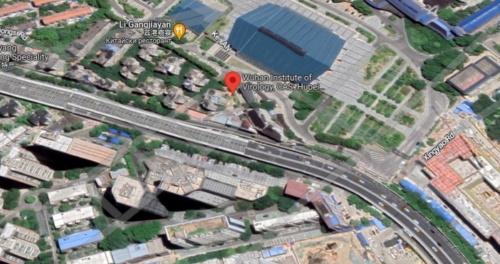 Карта Гугъл мапс Инцидент в лаборатория в Китай най-вероятно е причинило