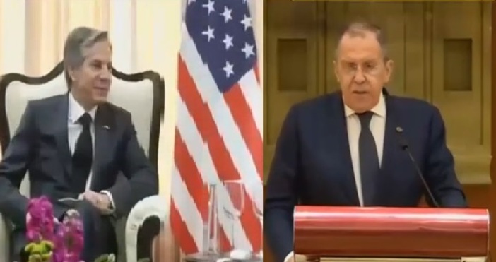 Държавният секретар на САЩ Антъни Блинкен и руският външен министър