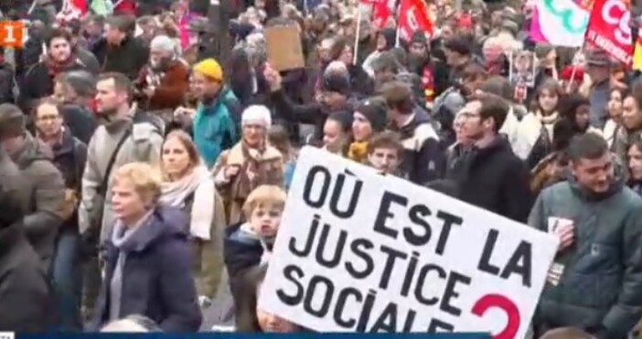 Френските синдикати призоваха президента Еманюел Макрон да се допита до