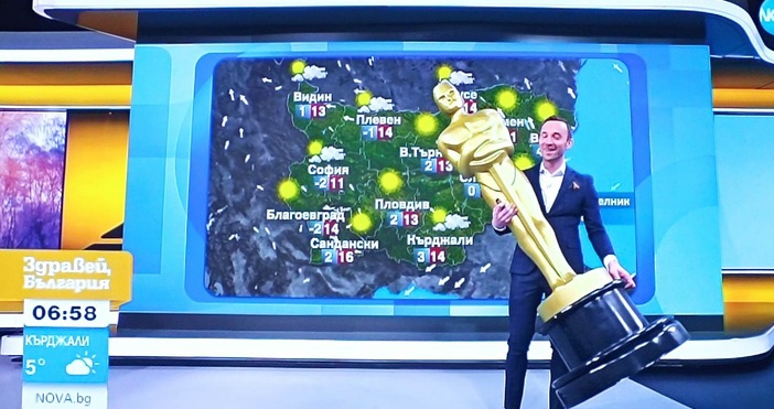 Кадри Нова телевизия По нестандартен начин протече прогнозата за времето по